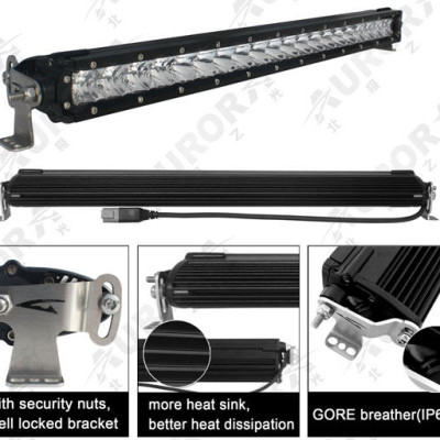 6″ Single Row LED Light Bars – Aurora