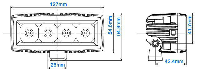 off road 4 inch light bar