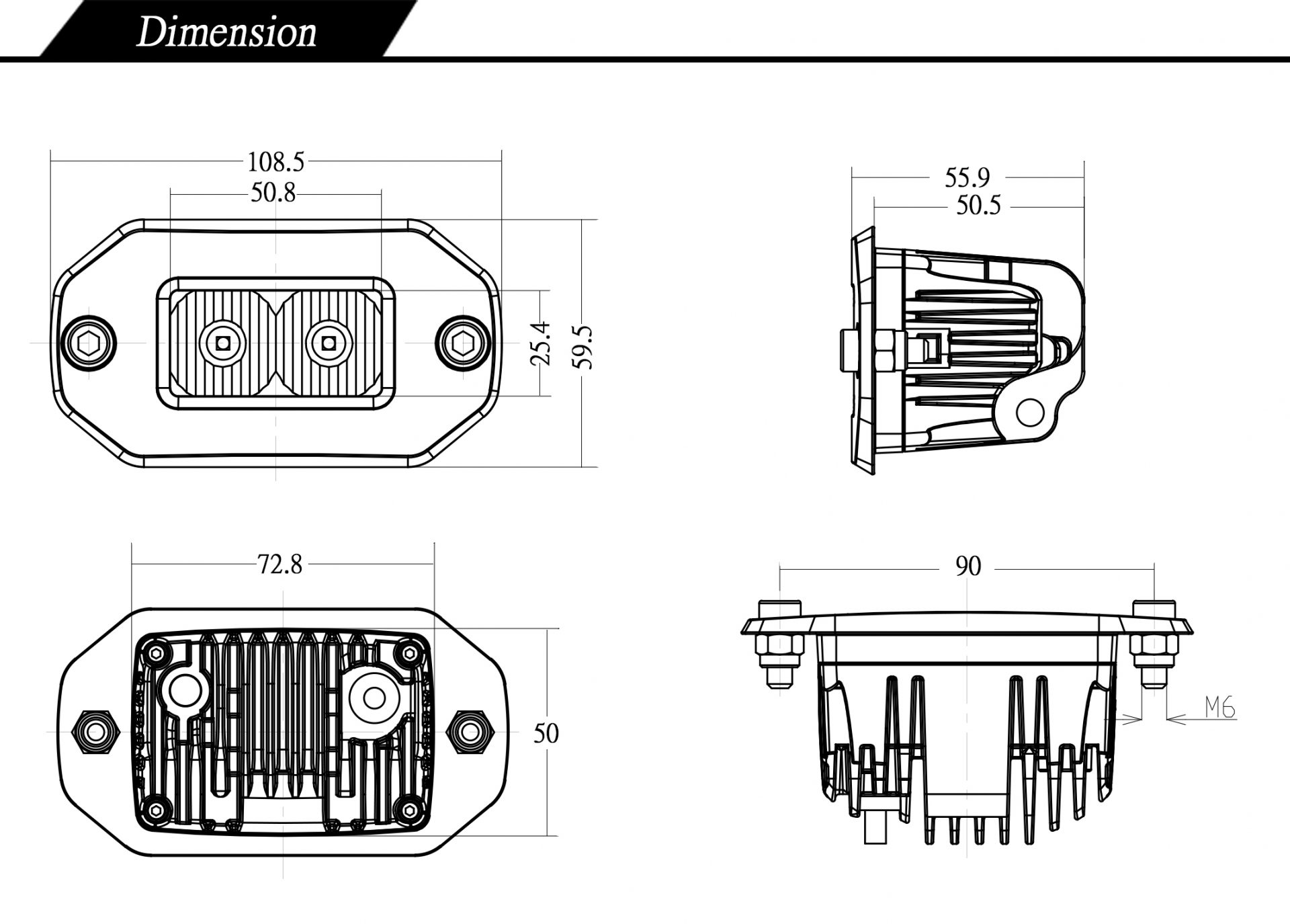 flush mount scene lights