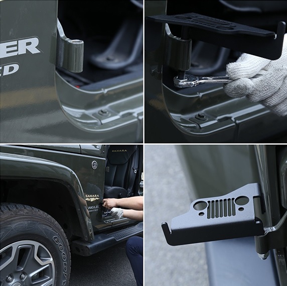 Jeep Grille Foot Pegs